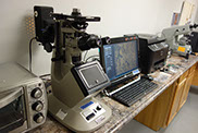 Non-destructive & destructive part testing equipment.  Microscopic Examination and image capture.